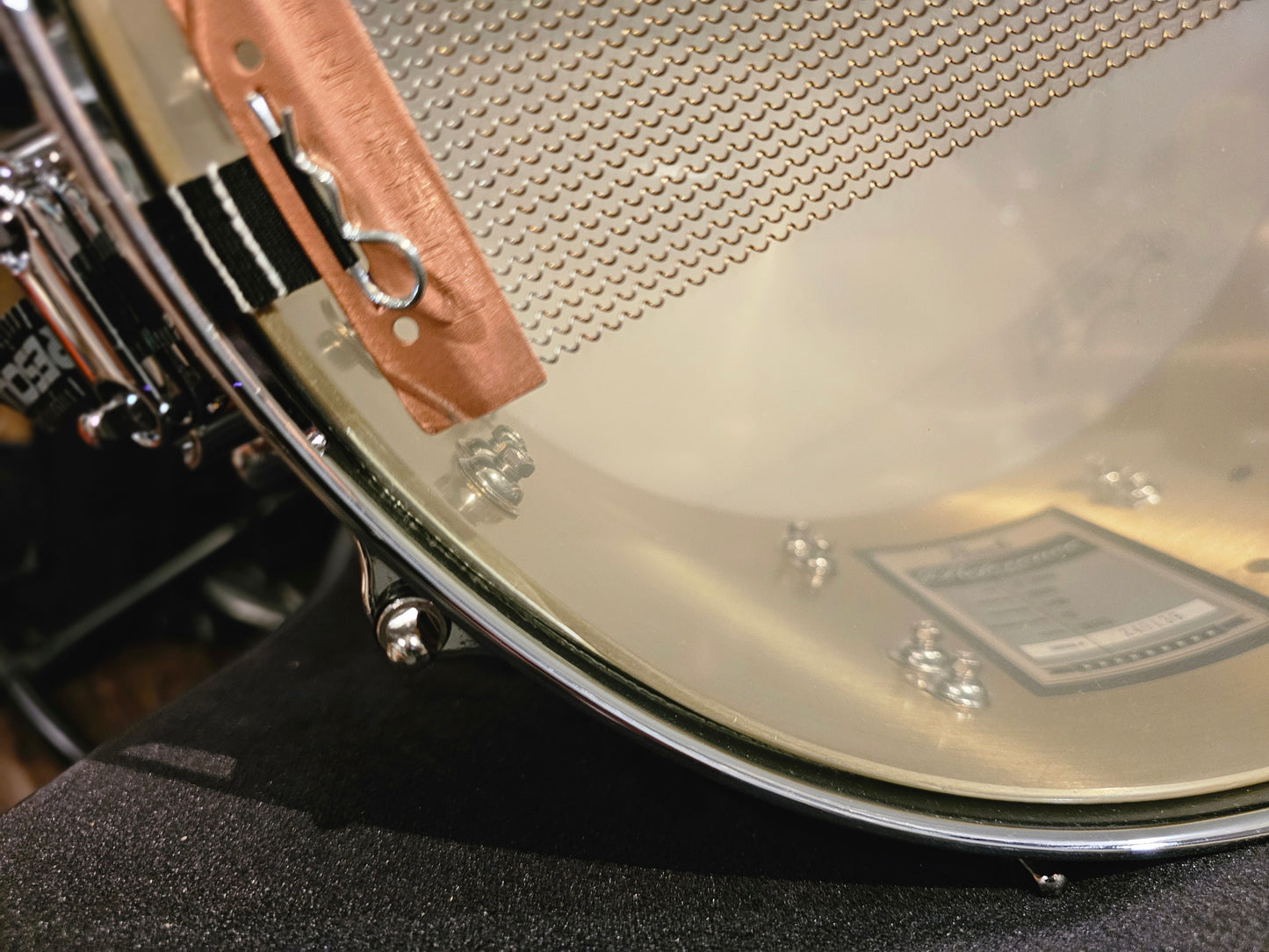 Pearl Reference one brass 14x6.5 snare drum