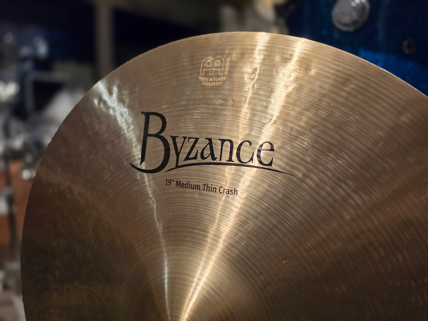 Meinl Byzance traditional medium thin crash 19"