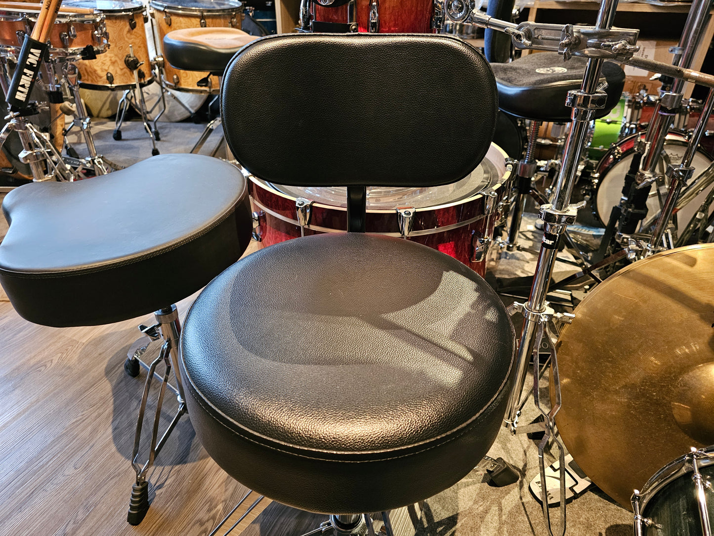 เก้าอี้กลอง DW CP9100AL drum throne พร้อมพนักพิง DW