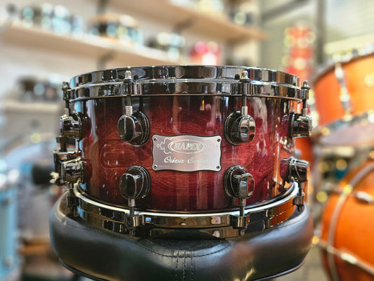 Mapex Orion series all Maple Wine burst 14x6.5 snare drum