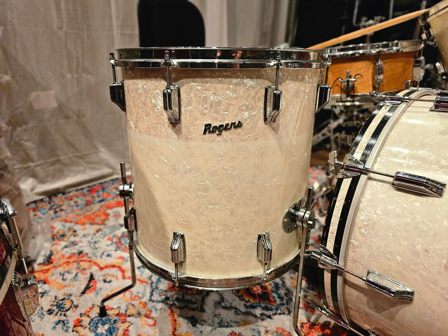 Rogers Holiday vintage 1968 WMP 3 pieces drums set