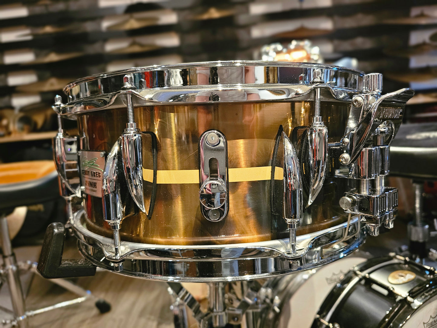 Sonor Benny Greb signature V.2 brass shell 13x5.75 snare drum
