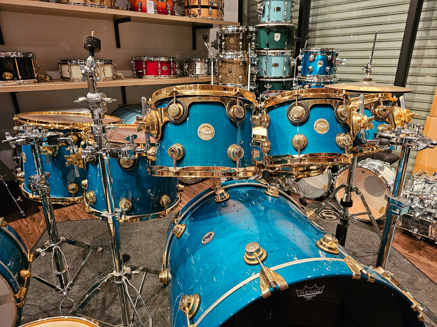 DW Collectors Maple 10 pcs. drums kit