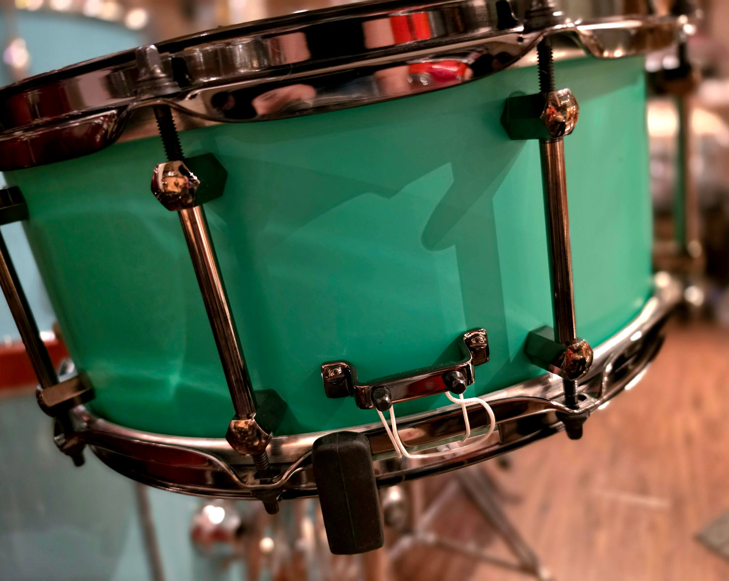 Noble & Cooley NC Alloy classic Mint green 14x6 snare drum