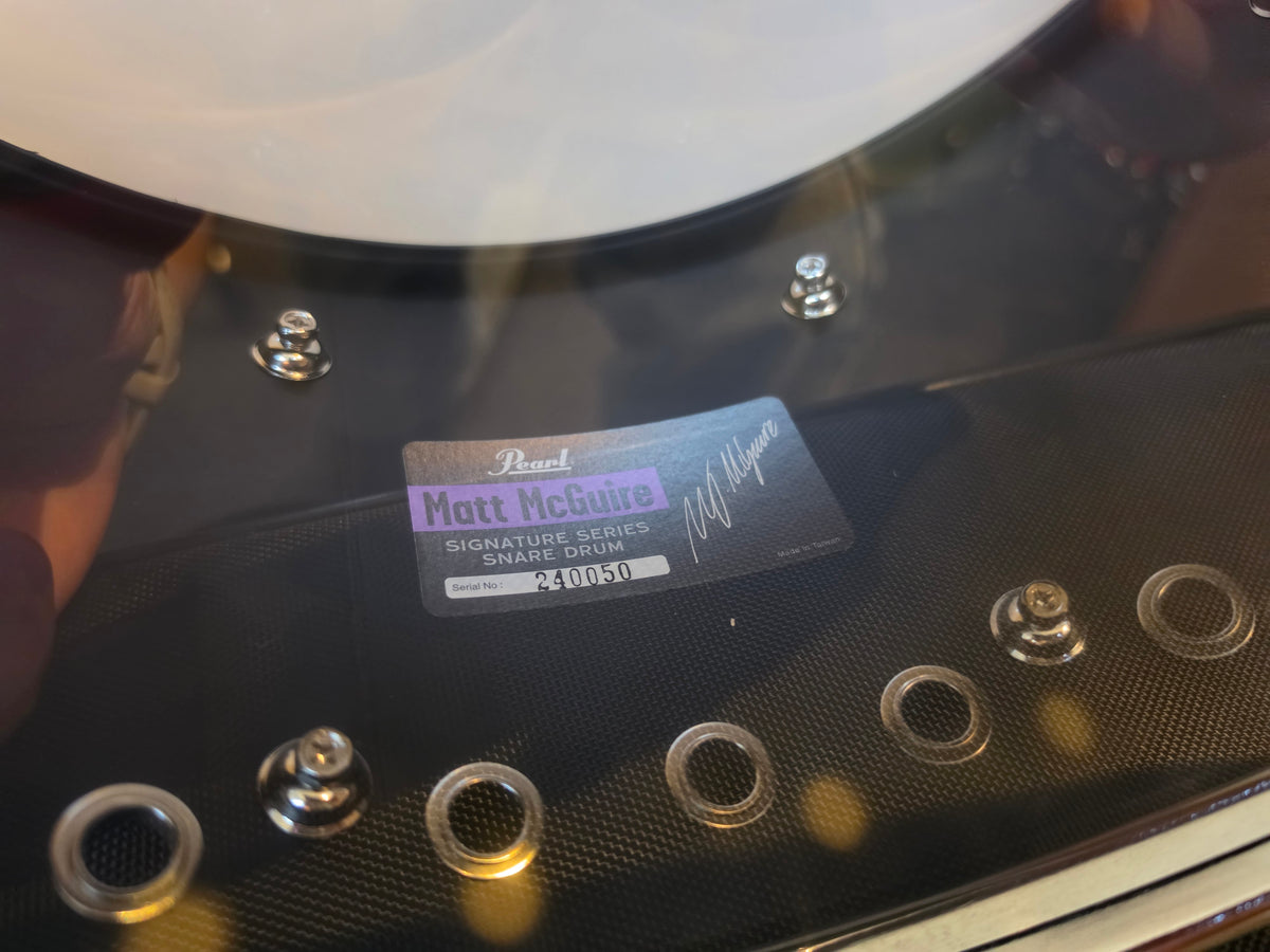 Pearl Matt Mcguire sig. 14x6.5 snare drum