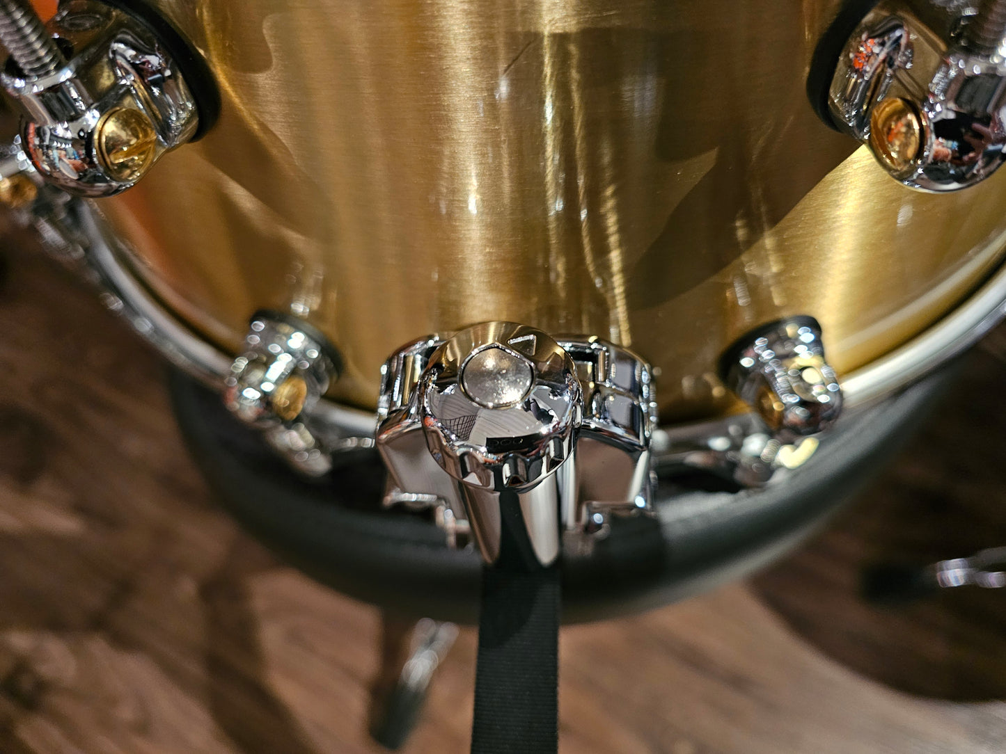 Pearl Reference one brass 14x6.5 snare drum