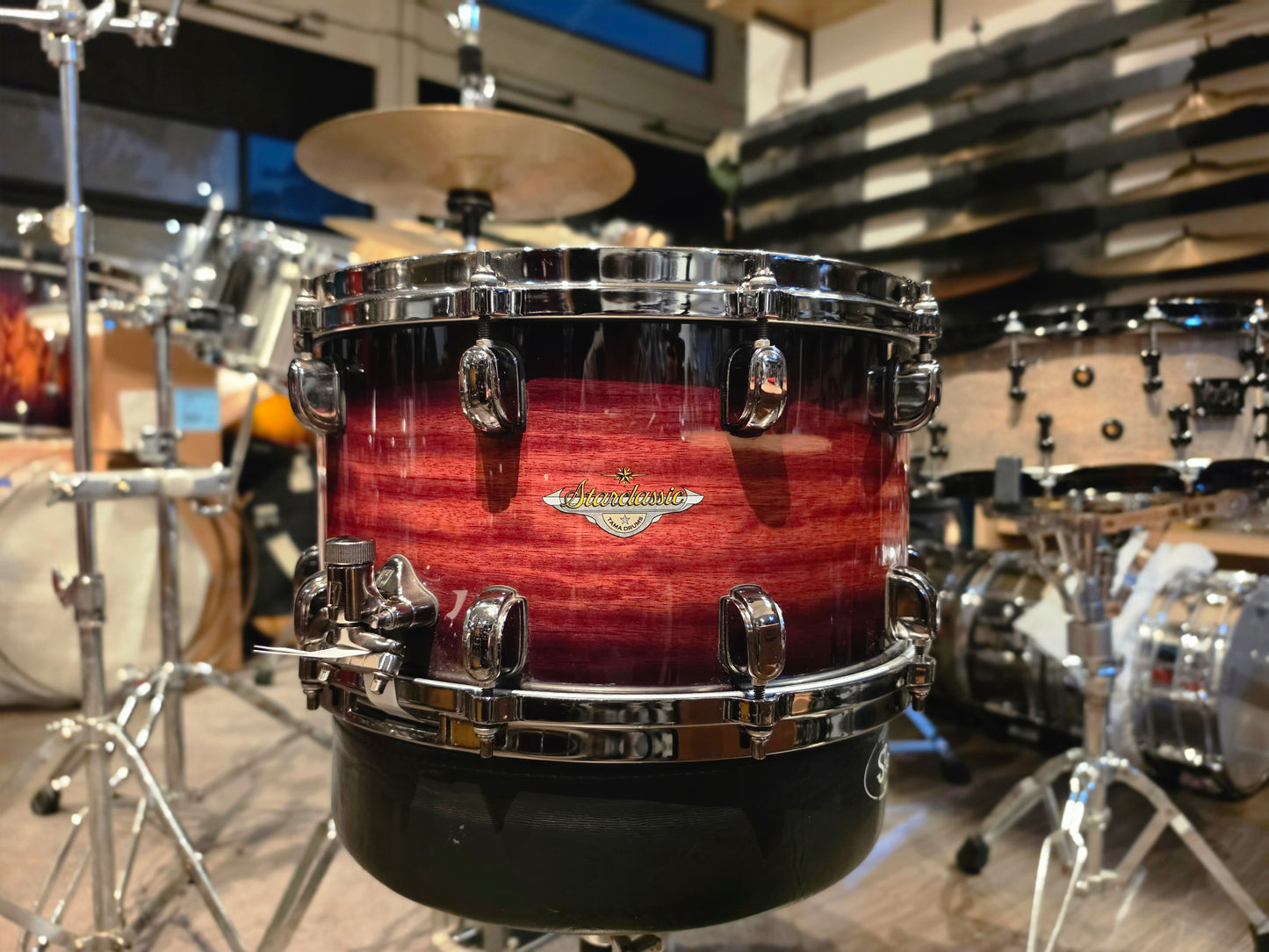 Tama Starclassic Bubinga 14x8 snare drum