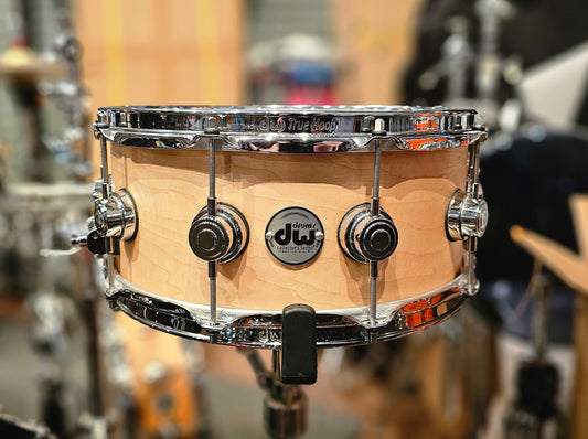 DW Collectors standard Maple Natural satin 14x6 snare drum