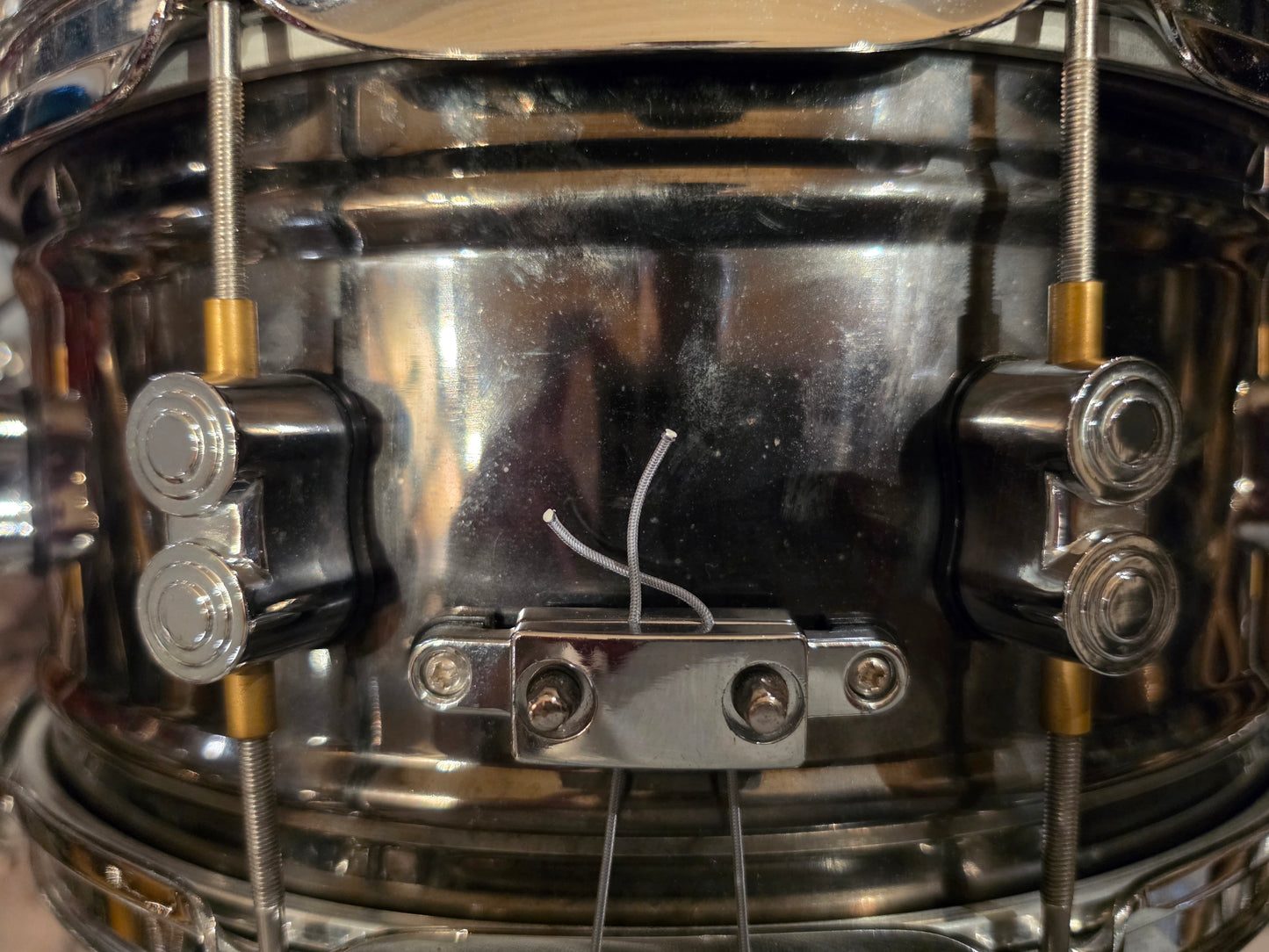 PDP by DW Concept black nickel over steel 14x6.5 snare drum
