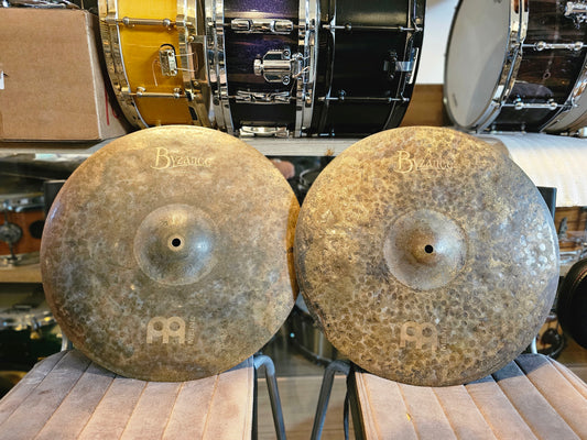 Meinl Byzance extra dry medium thin hihats 16"