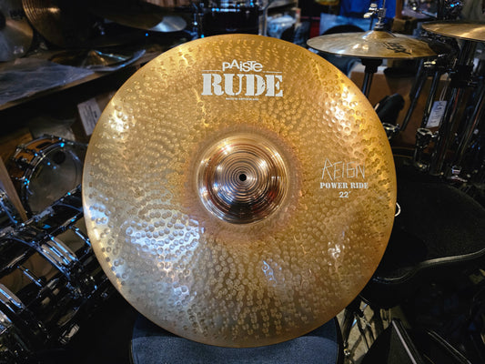 Paiste Rude "Reign" power ride 22"