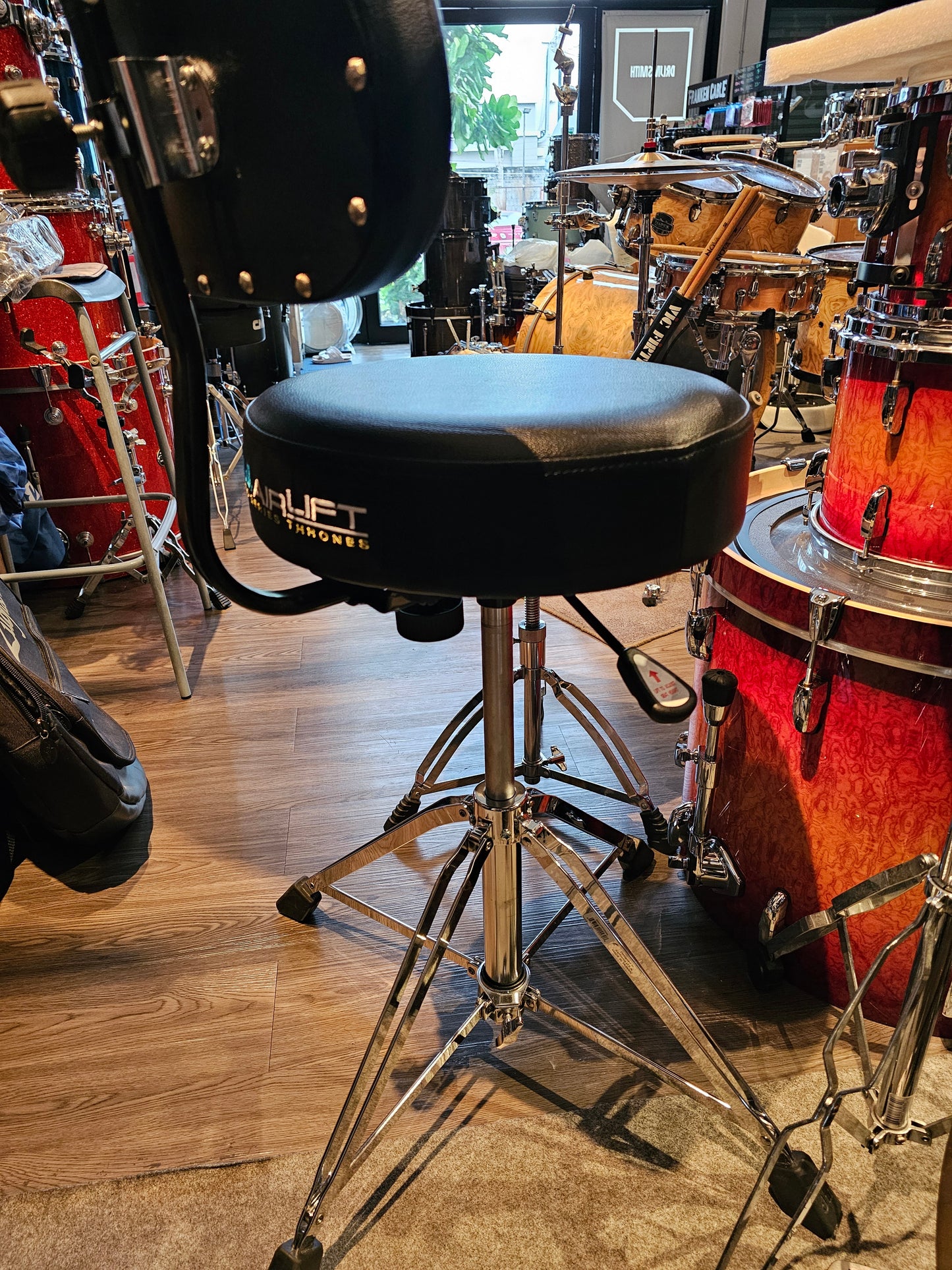 เก้าอี้กลอง DW CP9100AL drum throne พร้อมพนักพิง DW