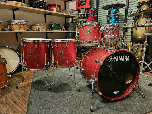 Yamaha Five star Oak custom Habanero sparkle MIJ 5 pcs. drums set