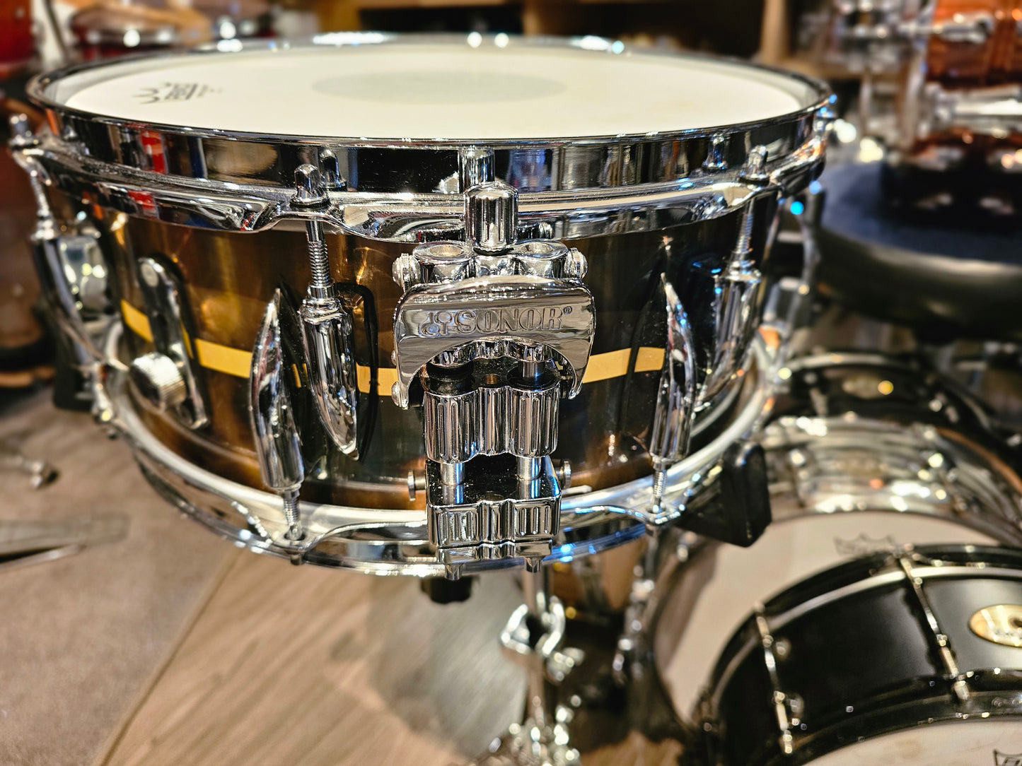 Sonor Benny Greb signature V.2 brass shell 13x5.75 snare drum