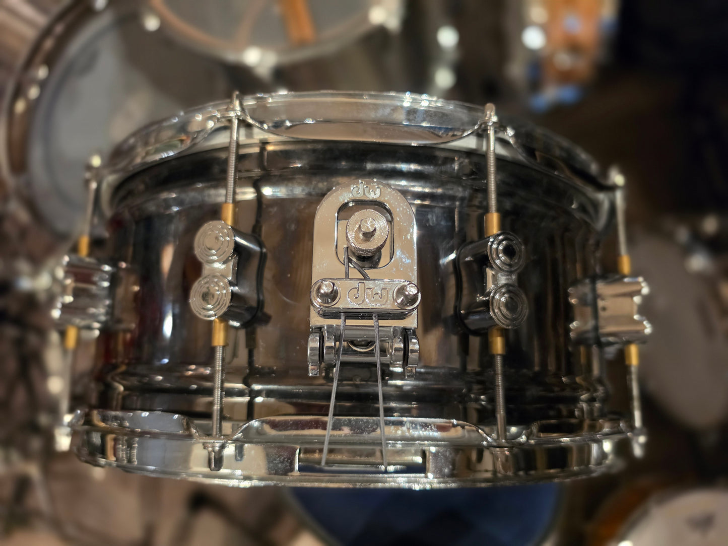 PDP by DW Concept black nickel over steel 14x6.5 snare drum