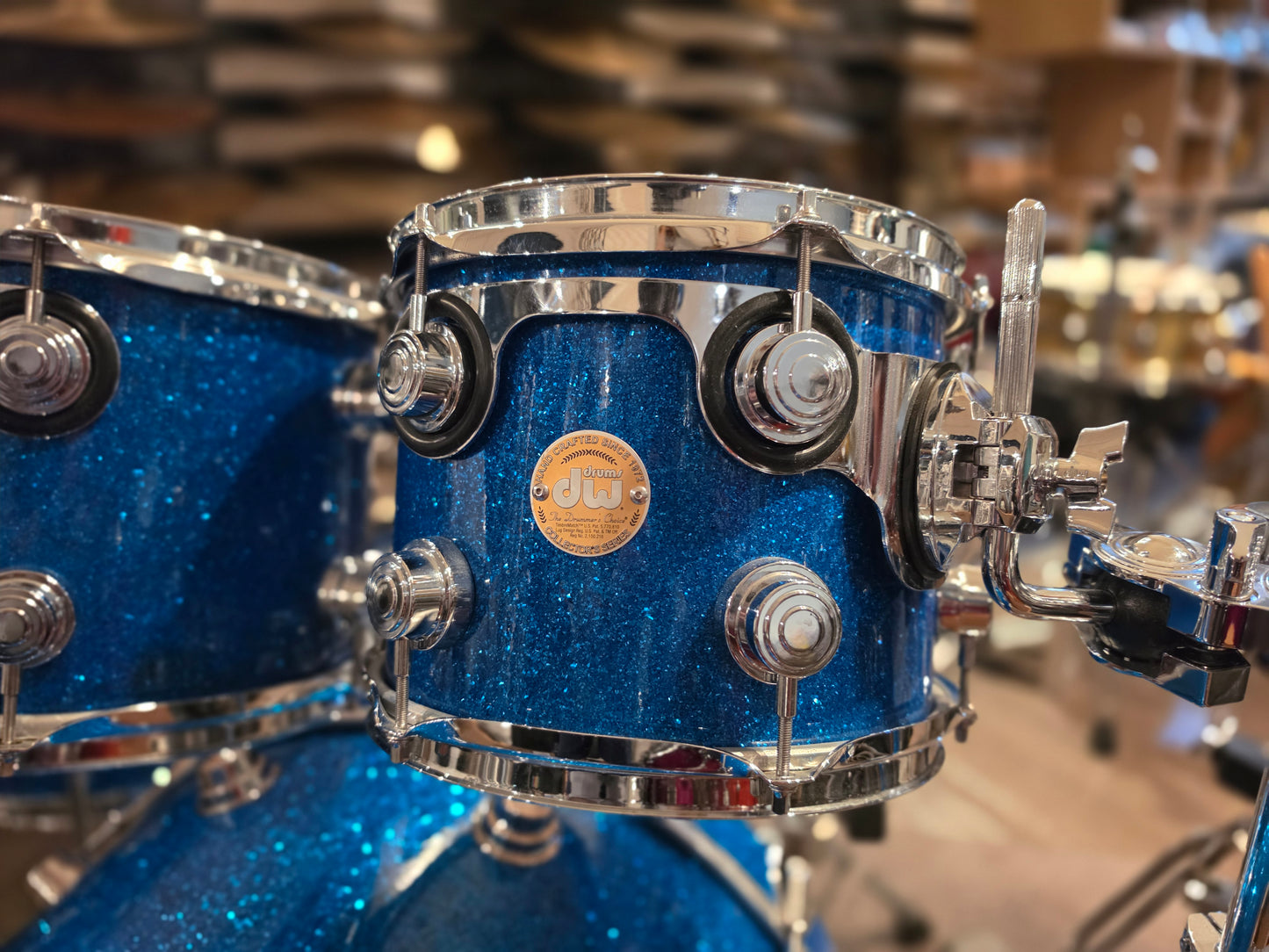 Dw Collectors Maple Blue glass 5 pcs. drums kit