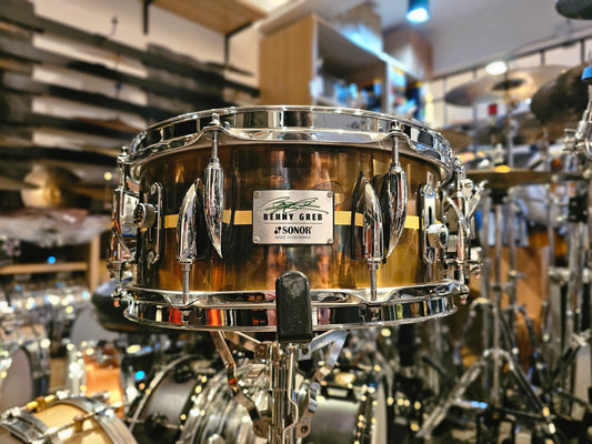 Sonor Benny Greb signature V.2 brass shell 13x5.75 snare drum