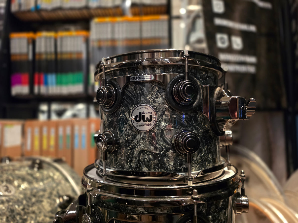DW Collectors SSC pure Maple Silver abalone 4 pcs. drums kit