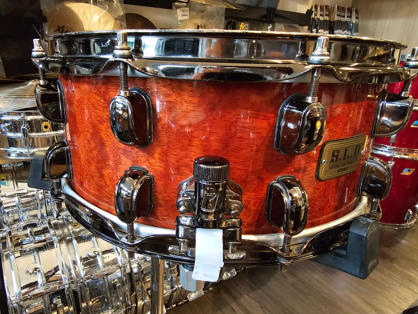 Tama SLP G-Bubinga 13 plies 10mm 14x6 snare drum