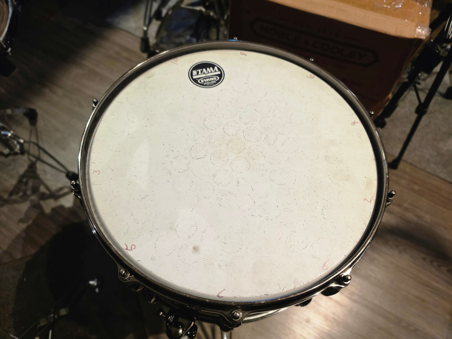 Tama Starclassic Bubinga 14x8 snare drum